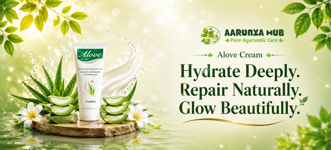 Aarunya Hub Alove Cream for deep hydration and naturally glowing skin