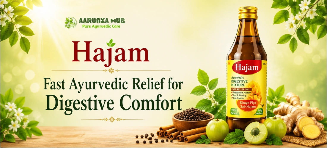 Aarunya Hub Hajam Ayurvedic digestive syrup for everyday digestive comfort