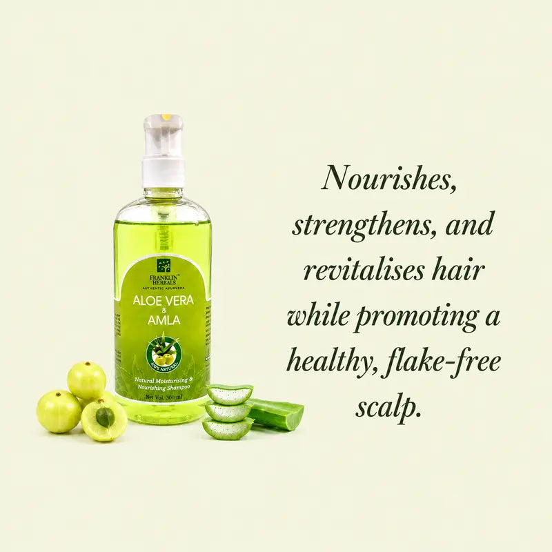 Aloe Vera & Amla Shampoo for nourished, stronger and healthier-looking hair