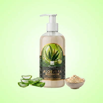 Aloe Vera Anti Dandruff Shampoo for a clean and healthy-looking scalp