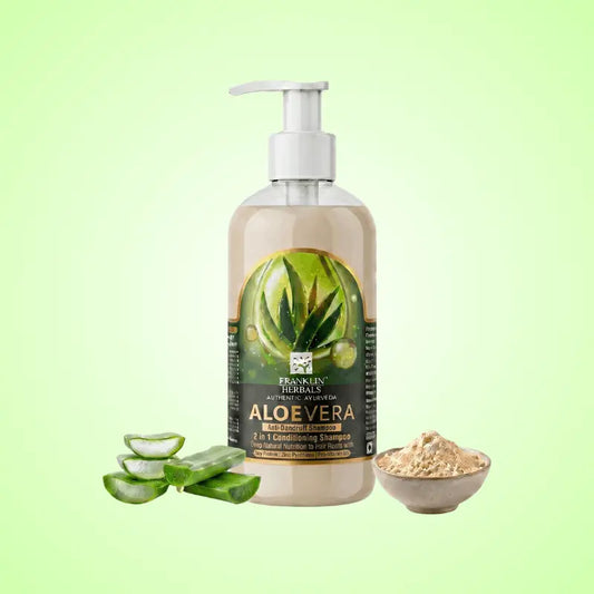 Aloe Vera Anti Dandruff Shampoo for a clean and healthy-looking scalp