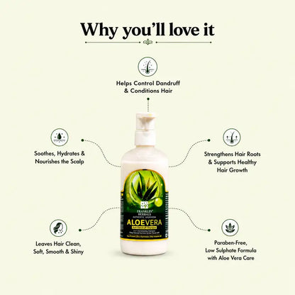 Benefits of Aloe Vera Anti Dandruff Shampoo for a clean, refreshed scalp