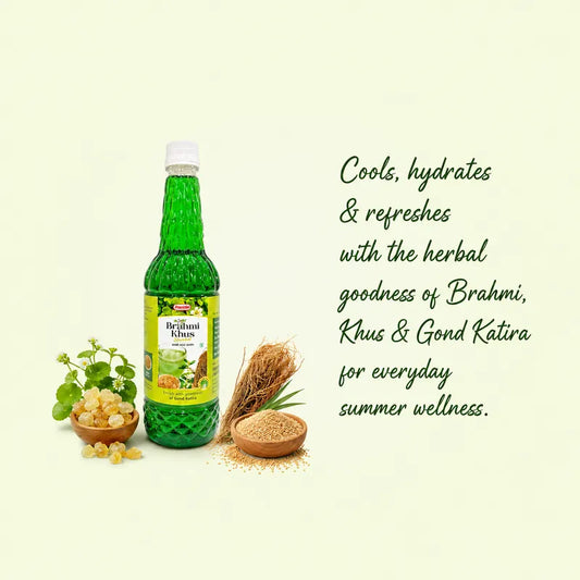 Brahmi Khus Sharbat benefits for hydration, cooling and everyday refreshment