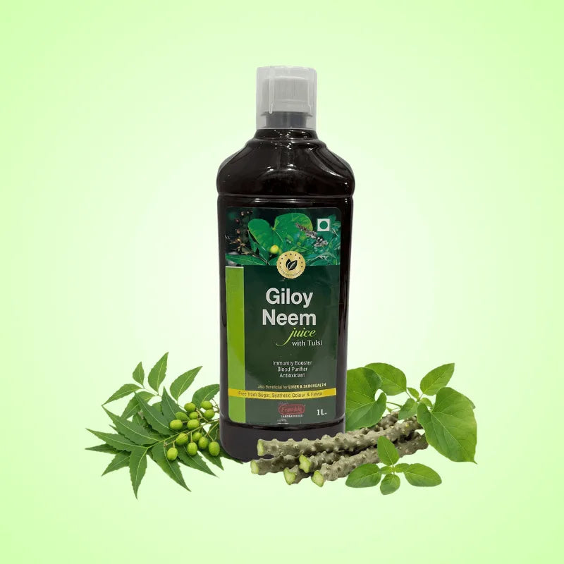 Giloy Neem Juice with Tulsi – Ayurvedic herbal juice for daily wellness