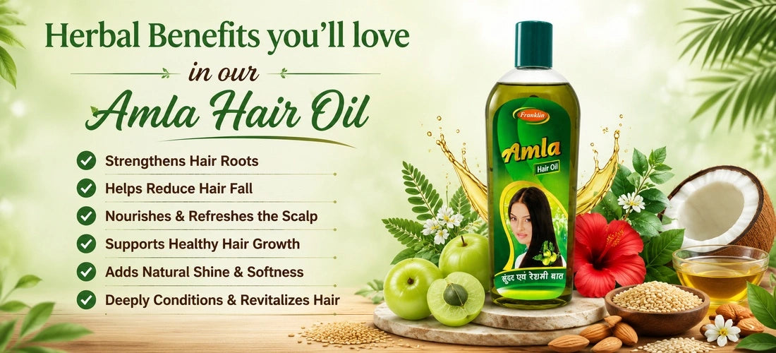 Herbal benefits of Amla Hair Oil for stronger roots and nourished hair
