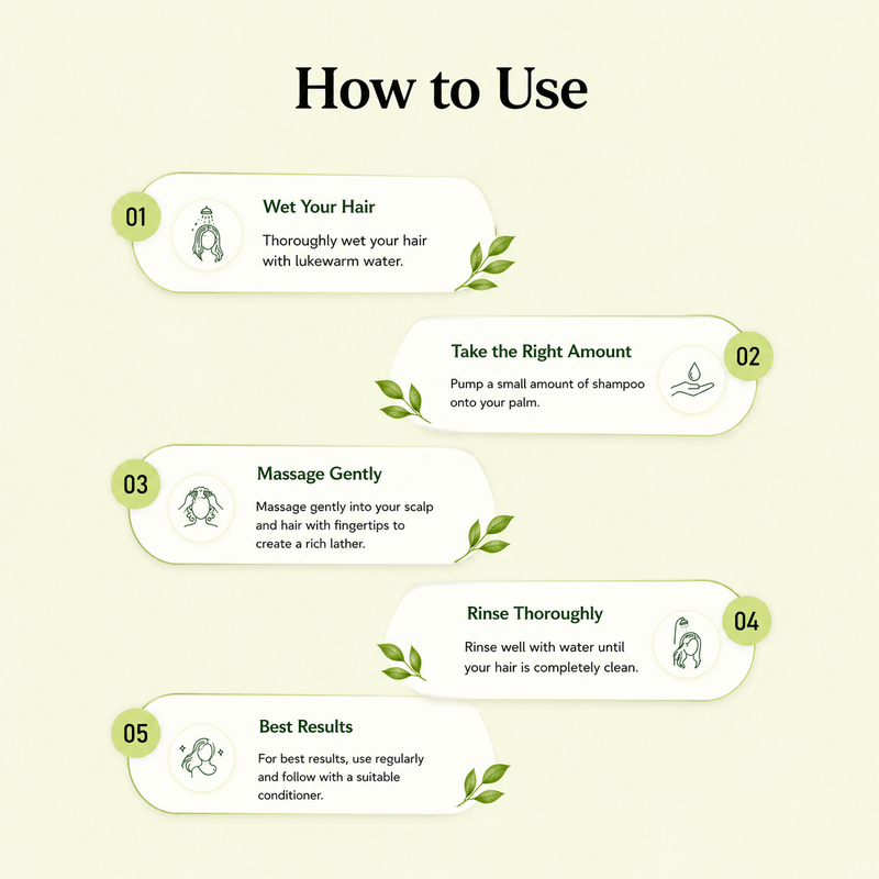 How to use Aloe Vera Anti Hair Fall Shampoo for regular hair care