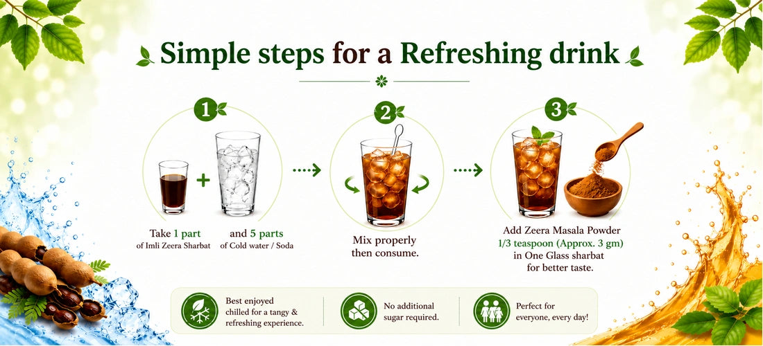 How to prepare and enjoy Imli Zeera Sharbat for daily refreshment