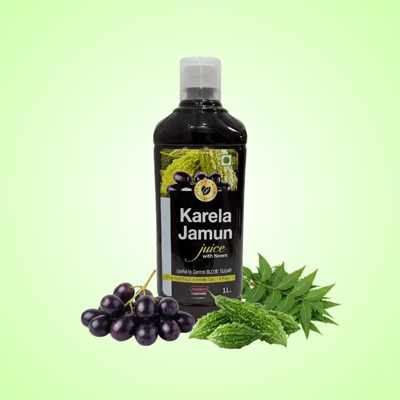 Karela Jamun Juice with Neem – Ayurvedic herbal juice for daily wellness