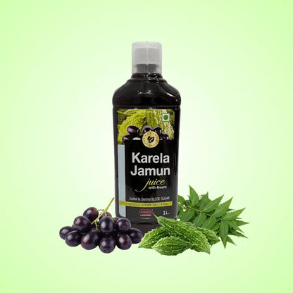 Karela Jamun Juice with Neem – Ayurvedic herbal juice for daily wellness