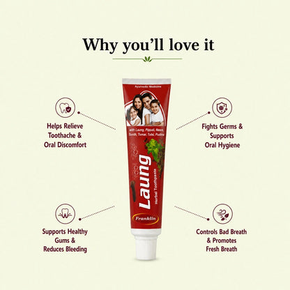 Benefits of Laung Herbal Toothpaste for teeth and gum care