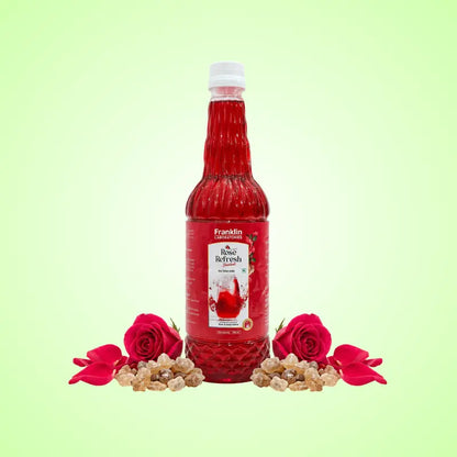 Rose Refresh Sharbat – refreshing herbal rose drink for daily hydration with gondkatira