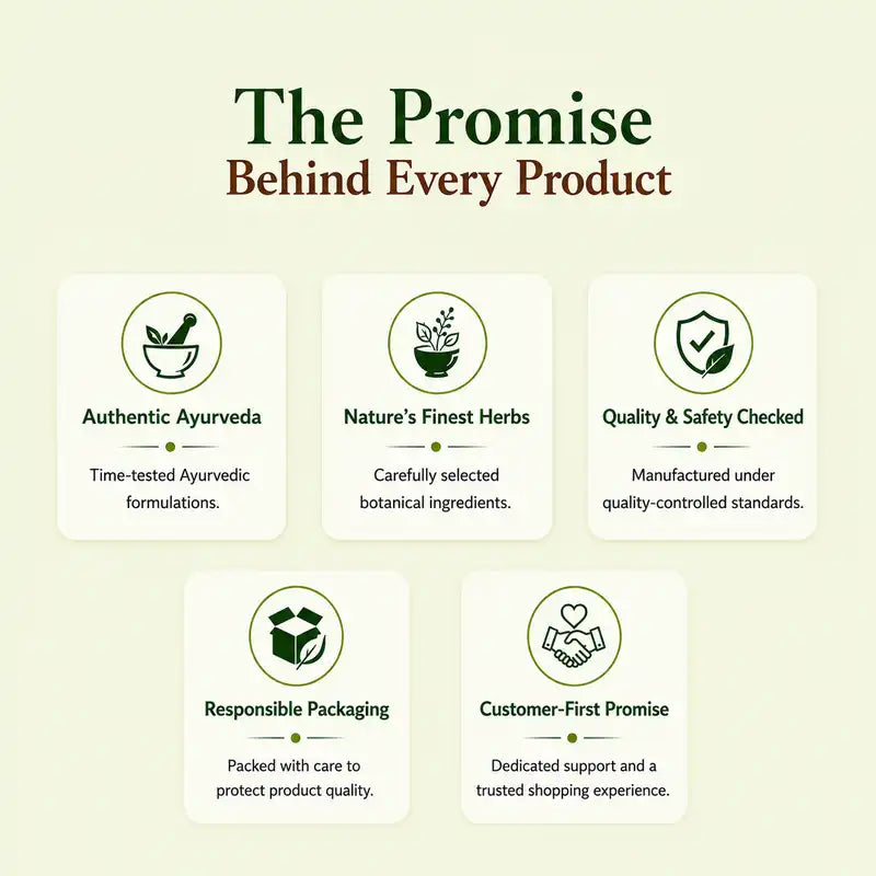 Aarunya Hub commitment to quality, authenticity and trusted Ayurvedic wellness products