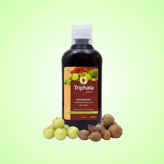 Triphala Juice – Ayurvedic herbal juice for digestion and daily wellness