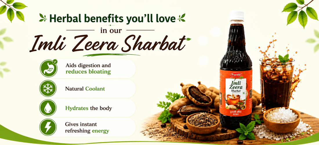Herbal benefits of Imli Zeera Sharbat for digestion and refreshing hydration