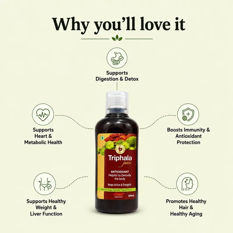 Benefits of Triphala Juice for digestive health and overall wellness