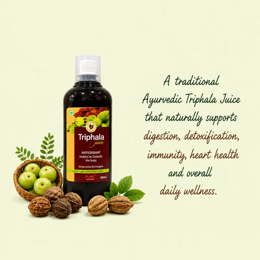 Triphala Juice benefits for digestion, detox and everyday wellness